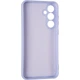 Чехол Fiji Full Soft Premium для Samsung Galaxy S23 FE (S711) противоударный бампер с микрофиброй Violet - изображение 3
