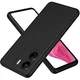 Чехол Fiji Full Soft Premium для Xiaomi Redmi 13C противоударный бампер с микрофиброй Black - изображение 1