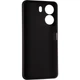 Чехол Fiji Full Soft Premium для Xiaomi Redmi 13C противоударный бампер с микрофиброй Black - изображение 3