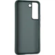 Чехол Fiji Full Soft Premium для Samsung Galaxy S22 (S901) противоударный бампер с микрофиброй Dark Green - изображение 3