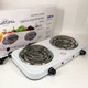Електроплита Suntera DP-1915 white 2000W настільна двоконфоркова - зображення 8