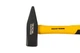 Молоток слюсарний MASTERTOOL, 1000 г, HRC50, фібергласова рукоятка, 320 мм. Yellow and Black (02-0910) - зображення 4