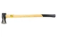 Топор-колун MASTERTOOL, 2000 г, HRC 50, рукоятка из дерева с полимерной защитой, 900 мм. Yellow and Black (05-0132) - изображение 5