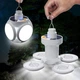 Универсальный фонарь-светильник подвесной раскладной Solar Emergency Lamp 2029 с аккумулятором - изображение 1