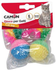 Zabawka dla kotów Camon Ball Sponge With Feather 2 szt (8019808121826) - obraz 1