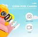 Фотоаппарат детский с моментальной печатью фотографий Funny Фото/видео камера 12 мегапикселей и селфи HD Розовый - изображение 6