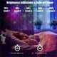 Ночник проектор портативный Astronaut Star Light (пульт управления, 5В/1А, игрушка, космос, галактика) - Белый - изображение 3