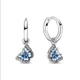 Серьги кольца серебро проба 925 Original Pandora хупы бабочки 3233 - изображение 1