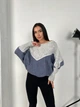 Тонкий женский свитер серого цвета 31607 One Size - изображение 1