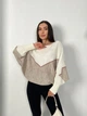 Тонкий женский свитер молочного цвета 31606 One Size - изображение 1