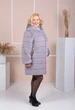 Fashions • Шуба женская под шиншиллу Mavis Fashions 58 серый (№037К-1/ш-бр) - изображение 3