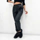 Fashions • Женские джоггеры из эко-кожи Bennett Fashions 50-52 черный (1711-фг) - изображение 4
