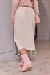 Fashions • Кожаная юбка Клодин Fashions 54-56 светло-бежевый (452-ел) - изображение 4