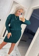 Fashions • В'язаний костюм Злата Fashions 42-52 смарагдовий (314-нс) - зображення 4