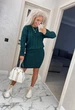 Fashions • В'язаний костюм Злата Fashions 42-52 смарагдовий (314-нс) - зображення 6