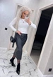 Fashions • Жіноча спідниця-олівець Goldie Fashions 52 чорний (1320-аз) - зображення 3