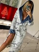 Fashions • Женский халат длинный Words Fashions 42-48 белый (013/1-хал) - изображение 4