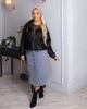 Fashions • Женская весенняя куртка Джилли Fashions 60-62 черный (#463-ел) - изображение 4