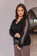 Fashions • Кофта женская Беатриса Fashions 54-56 черный (#453-ел) - изображение 9