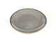 Тарелка мелкая круглая Porland Dark Grey фарфоровая 180 мм 187618/DG - зображення 1