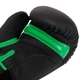 Перчатки для бокса боксерские перчатки Zelart Hard Touch 4432 Black-Green 14 унций - изображение 5