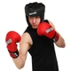 Перчатки для бокса боксерские перчатки Hard Touch Gloves 4432 Red-Black 14 унций - изображение 6