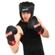 Перчатки для бокса боксерские перчатки Hard Touch Gloves 4432 Black-Red 14 унций - изображение 6