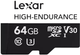 Karta pamięci Lexar High-Endurance microSDXC 64GB (LMSHGED064G-BCNNG) - obraz 1