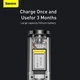 Алкотестер Baseus Digital Alcohol Tester для водителя в автомобиль CRCX-01 Black (CRCX-01) - изображение 4