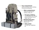 Рюкзак туристичний Naturehike 70 + 5 л світло-коричневий NH70B070-B - изображение 11