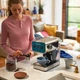 Кофеварка рожковая Distinctions Ocean 1.1л, молотая + чалды, сине-серебристый Russell Hobbs (kuh0015248) - изображение 4