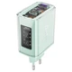 Зарядне мережеве ACEFAST A45 PD65W GaN 2хType-C 1хUSB швидка зарядка для телефонів Android iOs Apple Бірюзовий - зображення 3