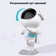 Лазерный проектор ночник космонавт звёздного неба LED проекция космические галактики для детей. Астронавт - изображение 6