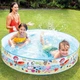 Круглый каркасный бассейн Intex 56451 "Весёлый пляж". Размером 152x25см, объём 370л - изображение 3