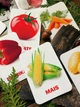 Карточки Домана ''Овощи'' на немецком языке, в наборе 24 карточек - изображение 2