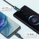 Кабель ESSAGER Enjoy LED Digital Display USB Charging Cable 7 A USB A to Type C 1 м Black (EXCT-XY01-P) - изображение 3