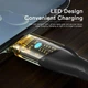 Кабель Essager Interstellar Transparent Design USB Cable Type C to Type C 100W 2 м Black (EXCTT1-XJA01-P) - зображення 2