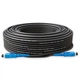 Патч-корд зовнішній самонесучий NanoConnect ADSS SC/UPC-SC/UPC Чорний HDPE, Singlemode G.652.D (SM), Simplex, 4,4мм - 100 м - зображення 1