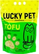 Наполнитель Lucky Pet из тофу для кошачьего туалета с ароматом зеленого чая 6 л (4820276193079) - изображение 1