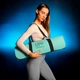 Килимок для йоги Up & Forward 183x61x0.6 см TPE Emerald Flower (UF-9300) - зображення 7