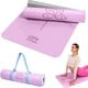Коврик для йоги Up & Forward 183x61x0.6 см TPE Amethyst Flower (UF-9500) - изображение 1