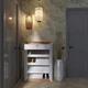 Открытая тумба для обуви Эверест Нордик 800 на 4 яруса полок Дуб крафт золотой + Белый 80х32,5х113 см - изображение 7