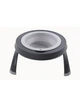 Миска Dexas Single Elevated Feeder на складной подставке, одинарная, для собак и кошек, светло-серая, 360 мл - изображение 1