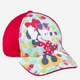 Детская бейсболка для девочки Disney Minnie 2200009020 53 см Красная (8445484094534) - изображение 1