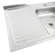 Мойка Кухонная Platinum 8060 R 0,5/160 Мм Satin - изображение 4