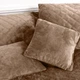 Покрывало ТЕП Velour (Велюр) 240х260 Капучино Ромб круглый - изображение 6