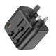 Переходник для розеток HOCO AC15 Walker three-port PD20W 2xUSB Type-C Black - изображение 7