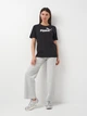 Футболка хлопковая женская Puma ESS Logo Boyfriend Tee 58686801 M Черная (4063697266919) - изображение 2