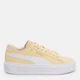 Женские кеды низкие Puma Smash Platform V3 39075809 38 (5UK) 24 см Chamomile-Puma White-Puma Gold (4099686082413) - изображение 1