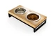 Миски та контейнери Harley and Cho Lunch Bar Natural Wood + Black Миски на підставці M (3300003) - зображення 1